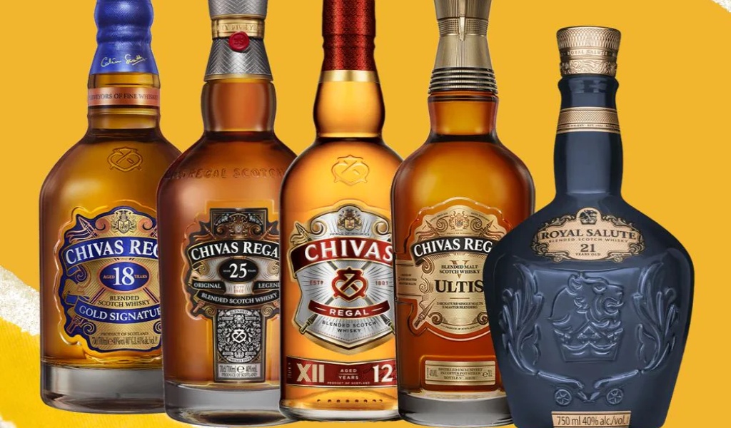Top 10 best-selling whisky brands in Spain