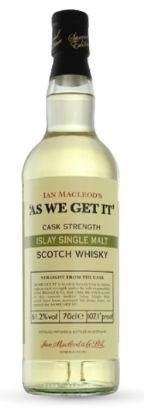 As We Get It Islay Malt 70cl 58,9º (R) x6