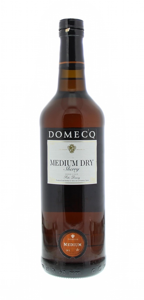 Domecq Medium Dry Sherry 75cl 15°  (R) x6