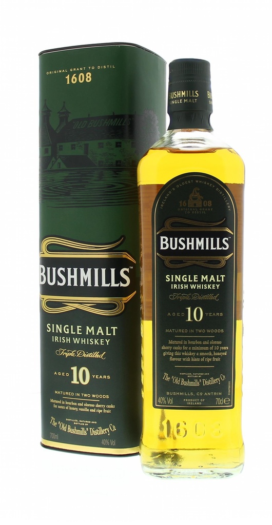 Bushmills 10 YO 70cl 40° (R) GBX x6