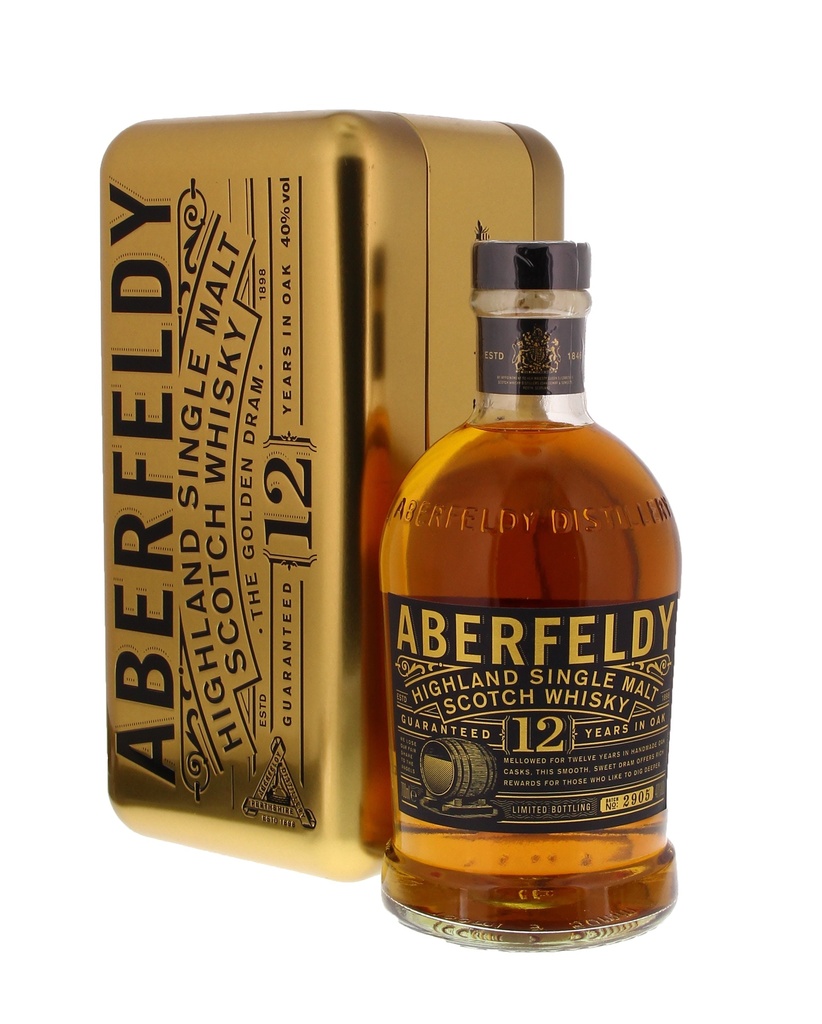 Aberfeldy 12 YO Gold Bar 70cl 40° (R) GBX x6