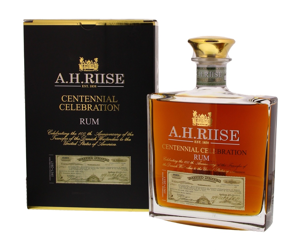 A.H. Riise Centennial Rum 70cl 45° (R) GBX x6