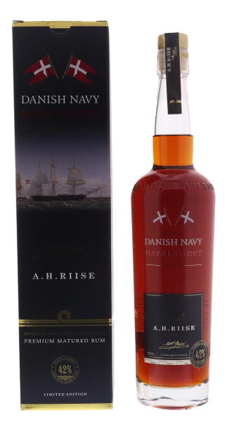A.H. Riise Royal Danish Navy Rum Naval Cadet 70cl 42° (R) GBX x6