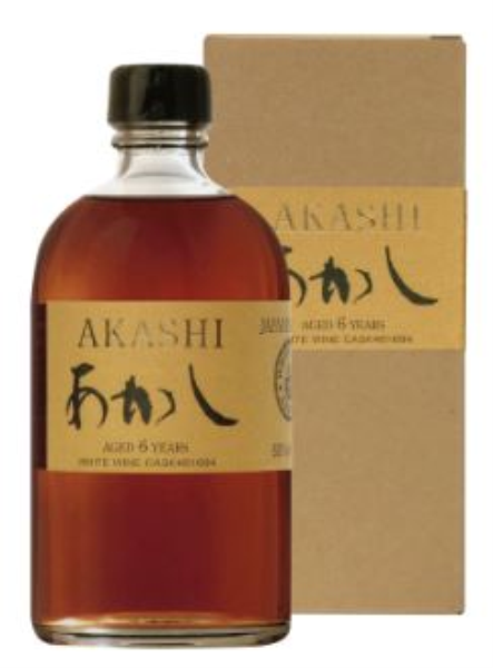 Akashi Single Malt 6 YO White Wine 50cl 50° (R) GBX x6