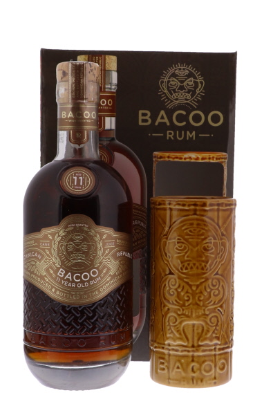 Bacoo 11 YO + Tiki Mug 70cl 40° (R) GBX x6