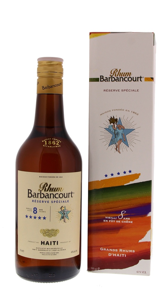 Barbancourt 8 YO 70cl 43° (R) GBX x6