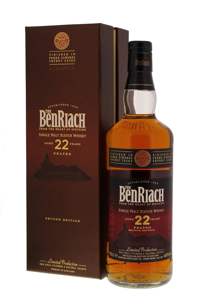 Benriach 22 YO Albariza 70cl 46° (R) GBX x6