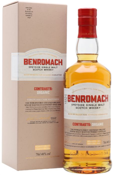 Benromach Organic 2012 70cl 46° (R) GBX x6