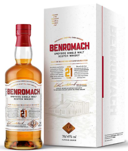 Benromach 21 YO 70cl 43° (R) GBX x3