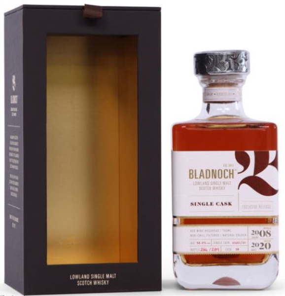 Bladnoch 12 YO Red Wine Hogshead 70cl 55,9° (NR) GBX x6