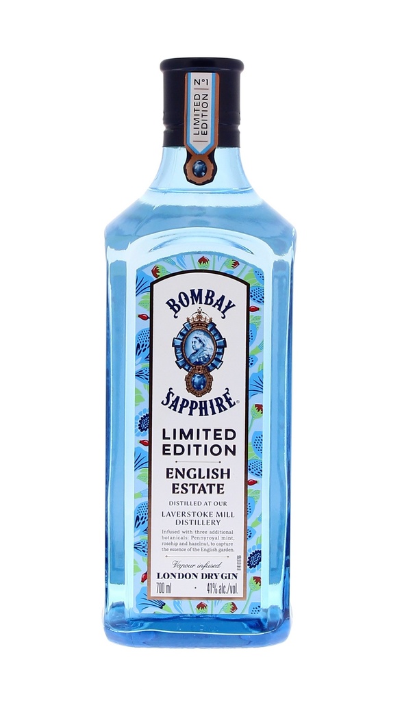 Bombay Sapphire English Estate 100cl 41° (R) GBX x6