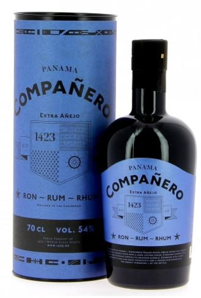 Companero Ron Panama Extra Anejo Rum 70cl 54° (R) GBX x6