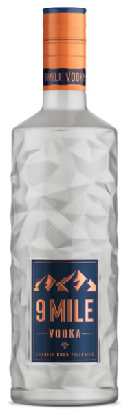 9 Mile Vodka 100cl 37,5° (R) x6