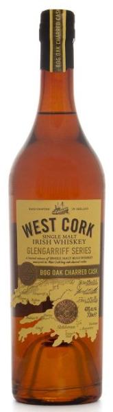 West Cork Glengarriff Series Bog Oak Charred Cask 70cl 43° (R) GBX x3