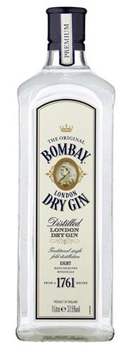 Bombay Dry Gin 1L 37.5° (R) x6