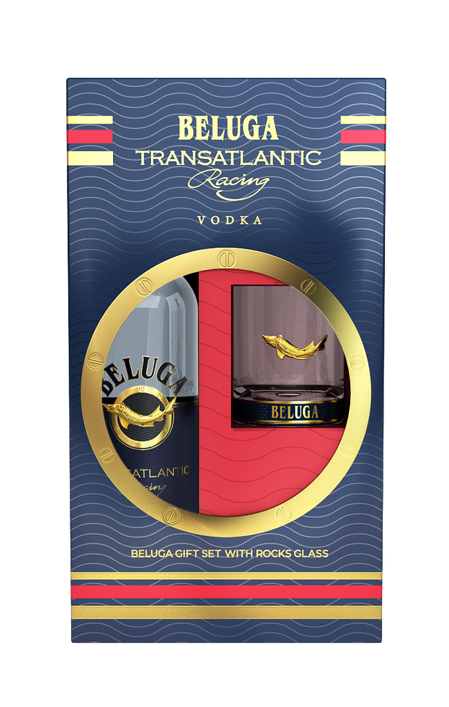 Beluga Transatlantic Racing 70cl 40° + 1 Glass (R) GBX x6