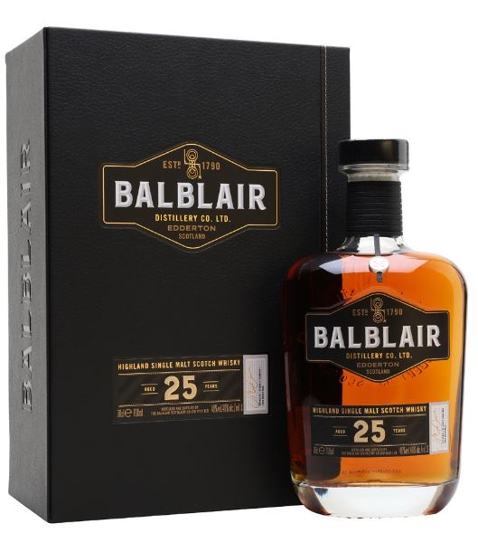 Balblair 25 YO 70cl 46° (R) GBX x3