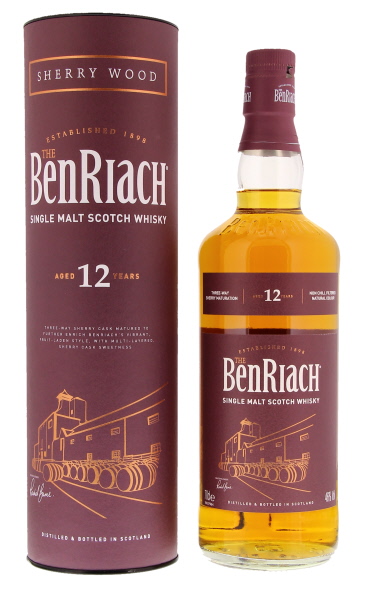 Benriach 12 YO Sherry Cask 70cl 46° (R) GBX x6