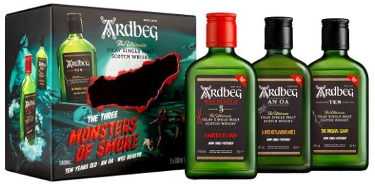 Ardbeg Three Monsters of Smoke Islay Whisky 60cl 46,7° (NR) GBX x6