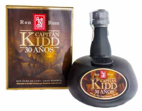 Arehucas Capitan Kidd 30 YO 70cl 40° (NR) GBX x6