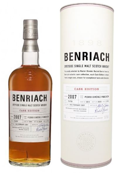 Benriach 13 YO 2007 Smoky PX 70cl 56,2° + GBX (R) x6