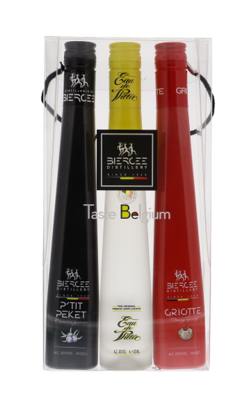 Coffret Taste Belgium 20cl ( p'tit pecket + eau de villée griotte ) (R) GBX x4