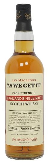 As We Get It Highland Single Malt 70cl 66,8° (NR) GBX x6