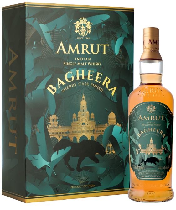Amrut Indian Bagheera 70cl 46° (NR) GBX x6