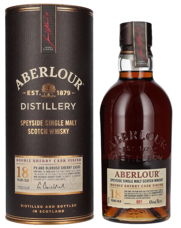 Aberlour 18 Years Double Sherry Cask 70 cl Finish 43° (R) GBX x6