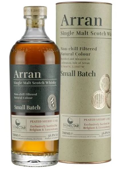 Arran Peated Sherry Small Batch 2014 70cl 55° (NR) GBX x6