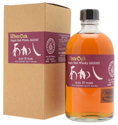 Akashi Single Malt 10 YO Sherry 50cl 55,6° (R) GBX x6