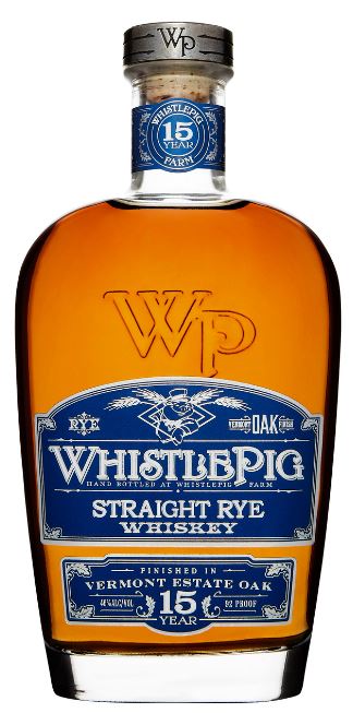 Whistle Pig 15 YO Vermont Estate Rye 70cl 46° (R) x3