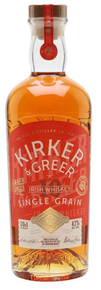 Kirker & Greer Shamrock 10 Years Single Grain 70cl 43° (NR) x6