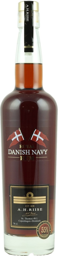A.H. Riise Royal Danish Navy Strength 70cl 55º (R) x6