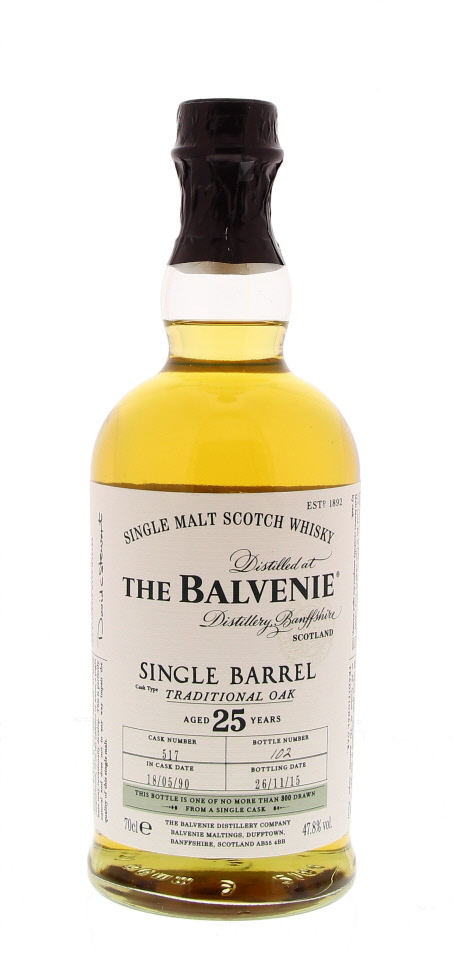 Balvenie 25 YO Single Barrel 70cl 47,8º (R) x3