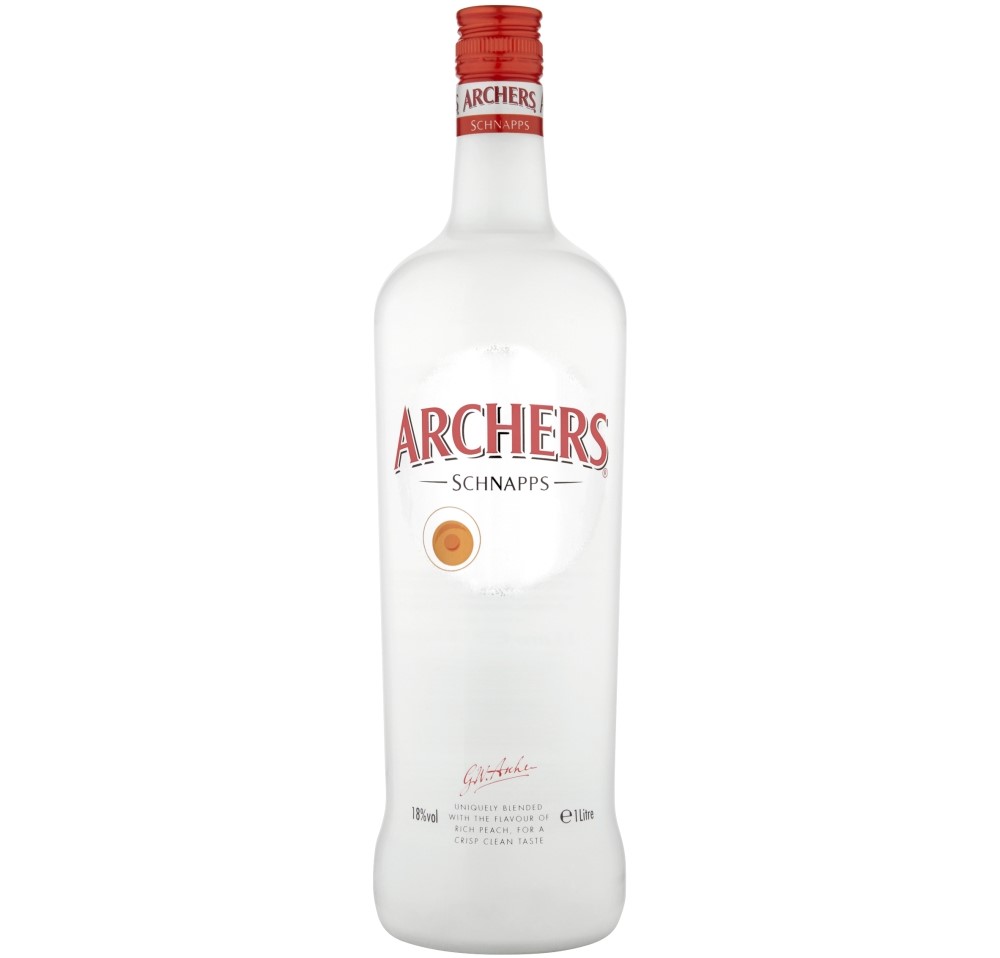 Archers Peach 100cl 18º (R) x12