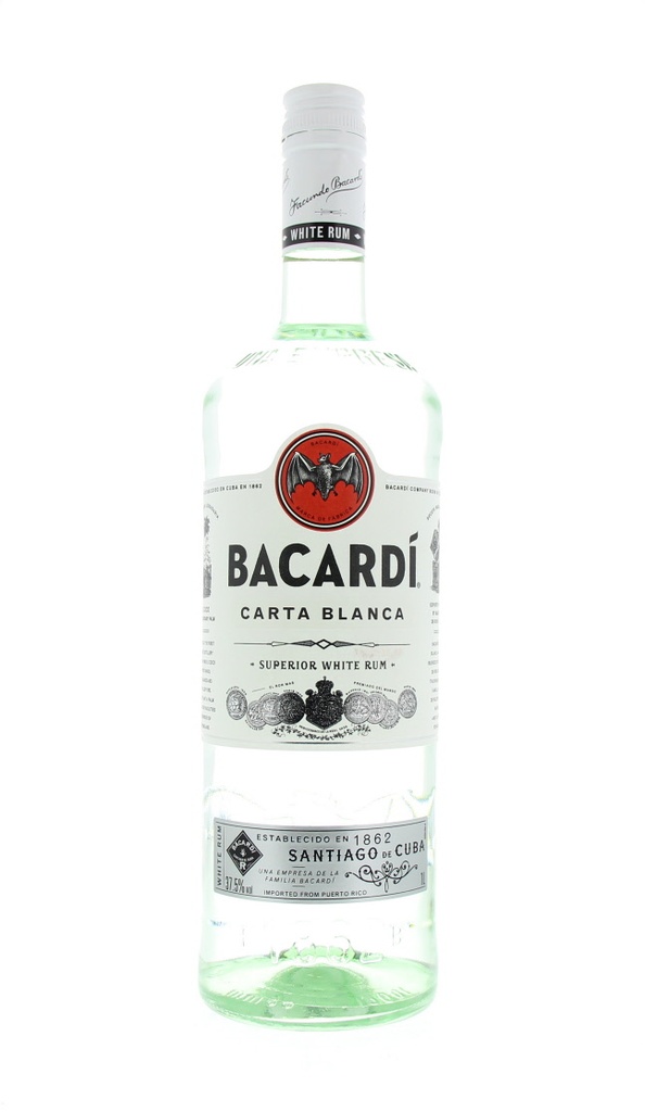 Bacardi Carta Blanca 100cl 37,5º (R) x12
