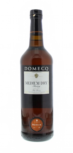 [W-11.6] Domecq Medium Dry Sherry 75cl 15°  (R) x6