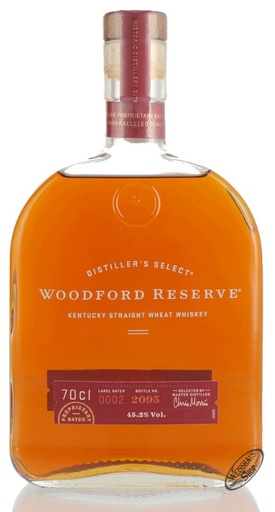 [WB-1061.6] Woodford Reserve Wheat Whiskey 70cl 45,2° (R) x6