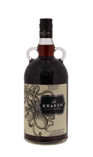 [R-1433.6] Kraken Black Spiced Rum 100cl 40° + Glass (R) x6