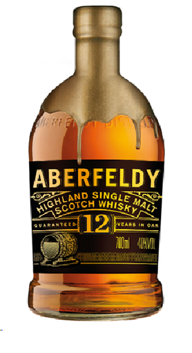 [WB-2083.6] Aberfeldy 12 YO Happy New Waxed Bottle 70cl 40° (R) GBX x6