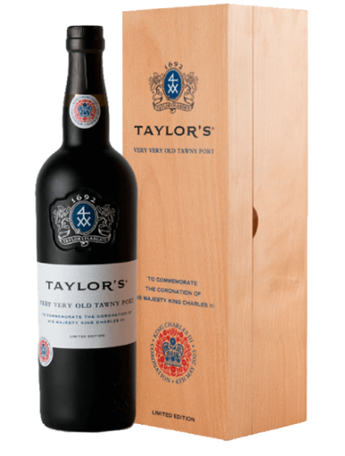 [W-134.6] Taylor's Very Old Tawny Port King Charles III Coronation 75cl 20° (R) GBX x6