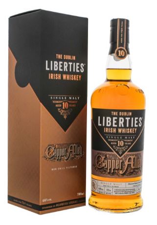 [WB-2346.6] Dublin Liberties Copper Alley 10 Years Single Malt Irish Whiskey 70cl 46° (NR) GBX x6