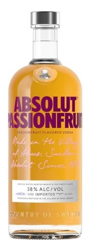 [V-318.12] Absolut Passionfruit 1L 38° (R) x12