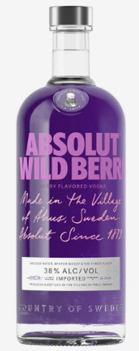[V-320.12] Absolut Wild Berri 1L 38° (R) x12