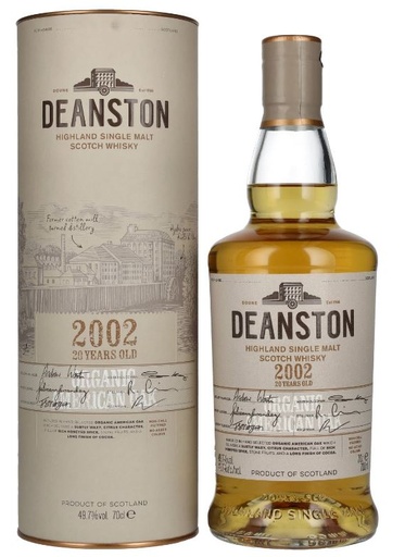 [WB-2462.6] Deanston 20 Years 2002 Organic American Oak 70cl 49,7° (R) GBX x6