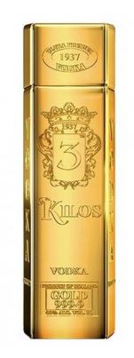 [V-326.6] 3 Kilos Vodka Gold 999.9 100cl 40° (R) x6