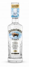 [V-335.6] Zubrowka Biala + 1 shot glass 70cl 37.5° GBX (R) x6