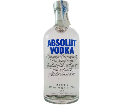 [V15.12] Absolut Blue 70cl 40º (R) x12