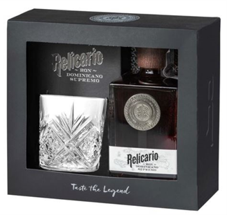 Relicario Supremo + 1 Glass 70cl 40º (R) GBX x6